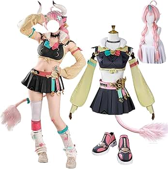 Amazon.co.jp: [RALfos] 原神 ヴァレサ コスプレ衣装 ウィッグ